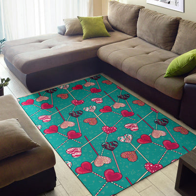 Lollipop Pattern Print Design LL01 Area Rugs