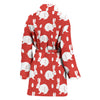 Rabbit Pattern Print Design RB017 Women Bathrobe