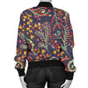 Bohemian Pattern Print Design 08 Women's Bomber Jacket