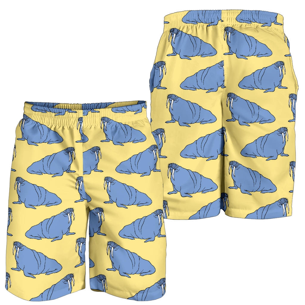 Walrus Pattern Print Design 02 Mens Shorts