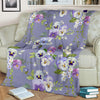 Pansy Pattern Print Design PS05 Fleece Blanket