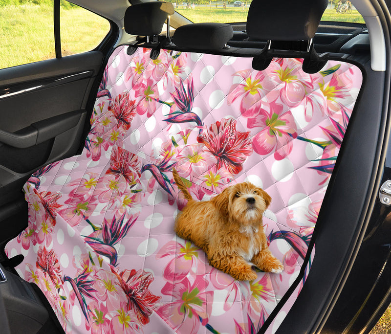 Bird Of Paradise Pattern Print Design BOP011 Rear Dog  Seat Cover