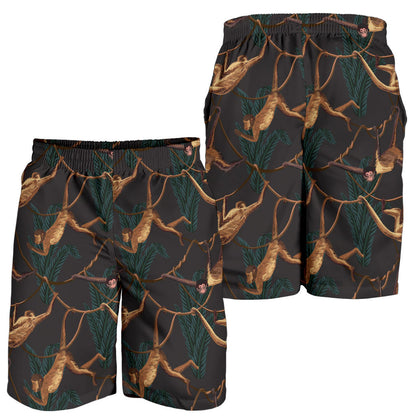 Monkey Pattern Print Design 02 Mens Shorts