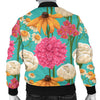 Summer Floral Pattern Print Design SF07 Men Bomber Jacket