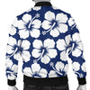 Hibiscus Pattern Print Design HB013 Men Bomber Jacket