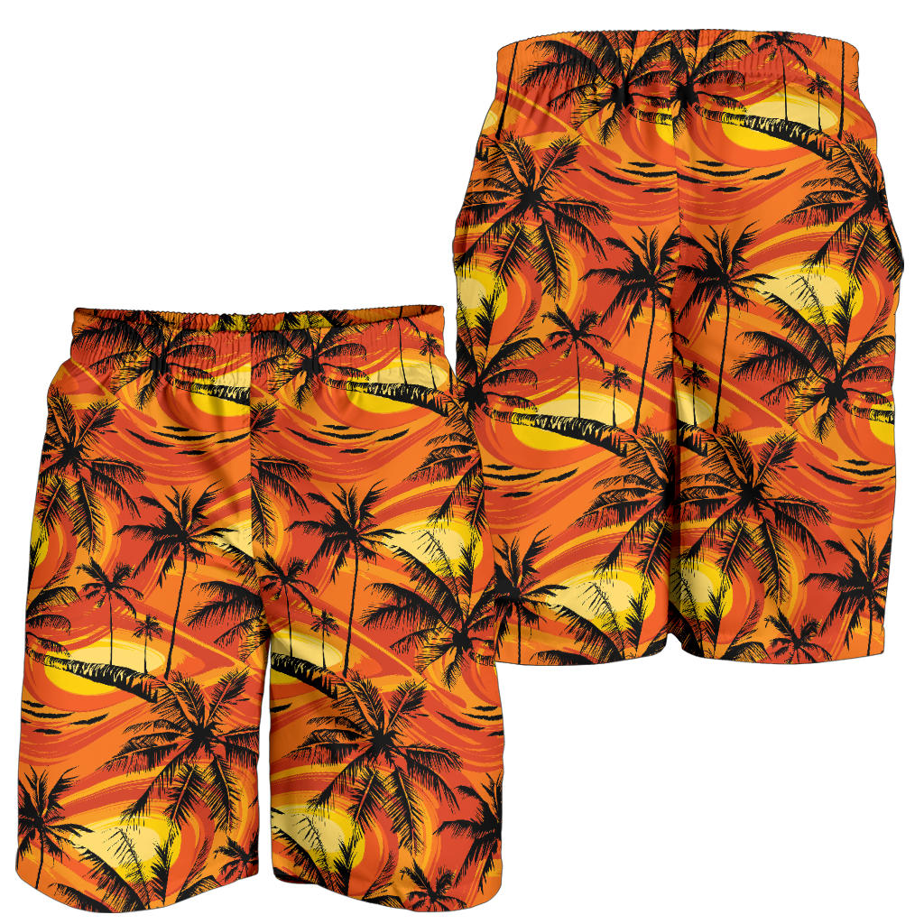 Palm Tree Pattern Print Design A02 Mens Shorts