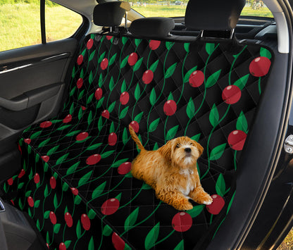 Cranberry Pattern Print Design CB01 Rear Dog  Seat Cover