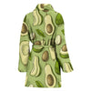 Avocado Pattern Print Design AC03 Women Bathrobe