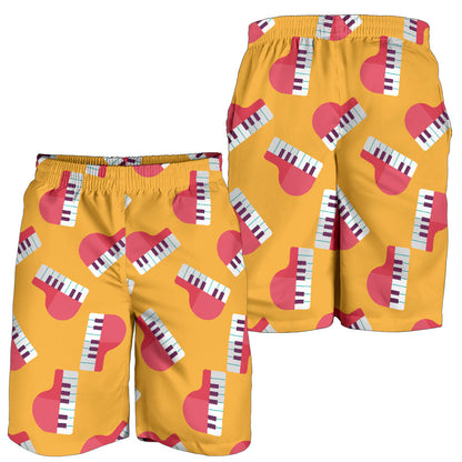 Piano Pattern Print Design 02 Mens Shorts