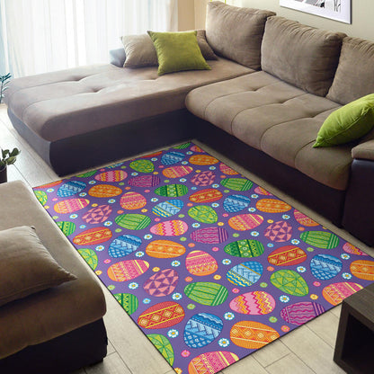 Easter Eggs Pattern Print Design RB010 Area Rugs