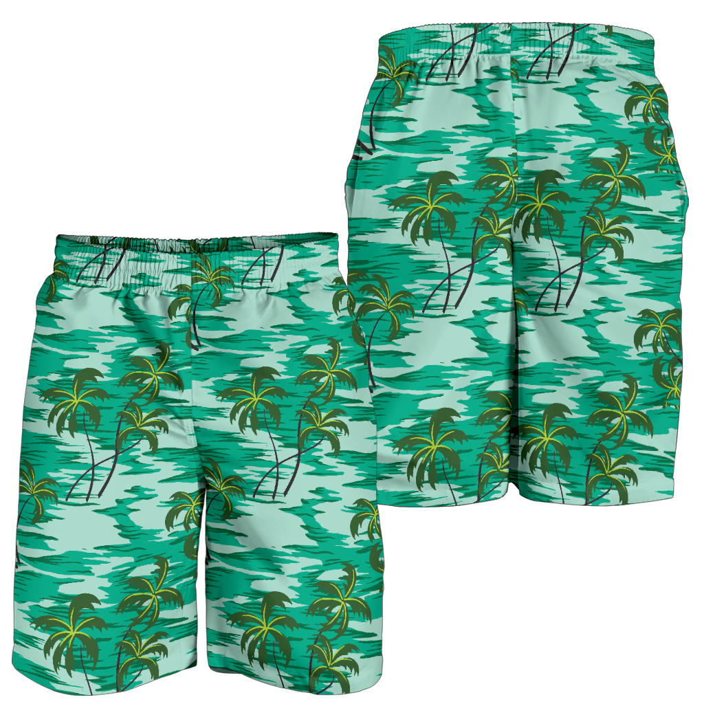 Palm Tree Pattern Print Design A01 Mens Shorts