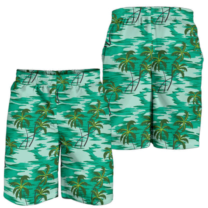 Palm Tree Pattern Print Design A01 Mens Shorts