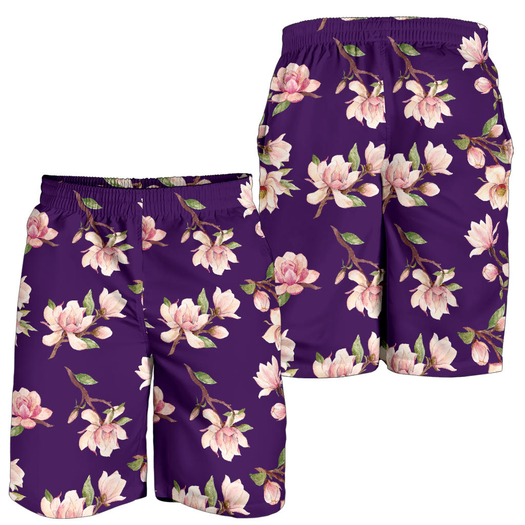 Magnolia Pattern Print Design MAG02 Mens Shorts