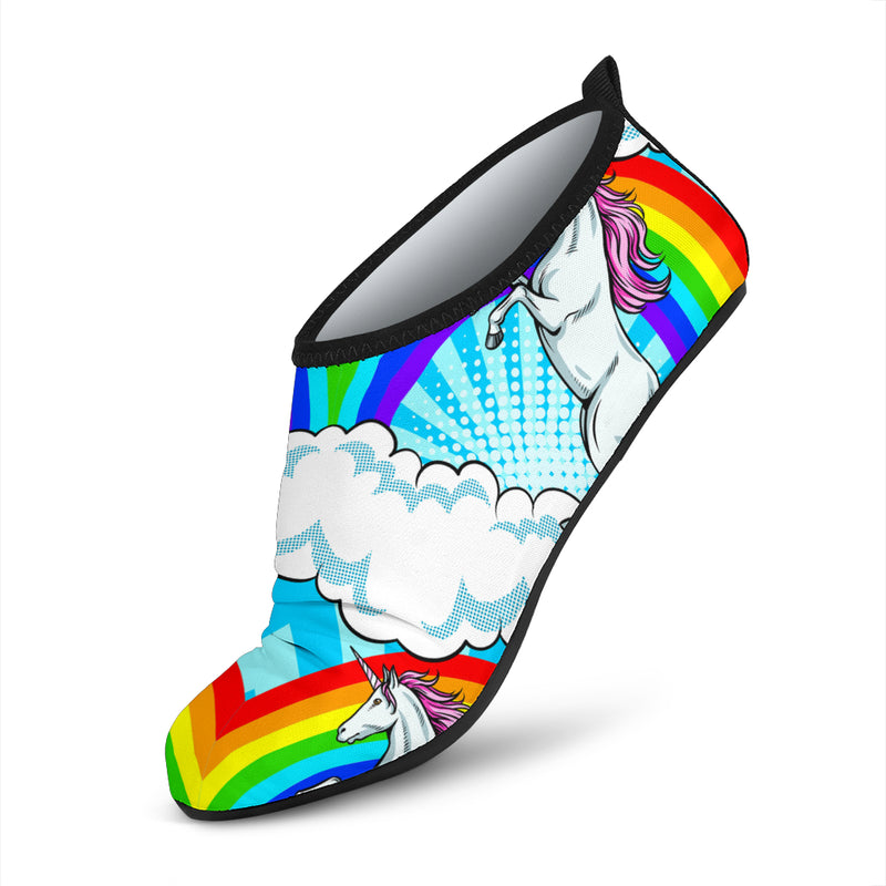 Unicorn Rainbow Aqua Water Shoes