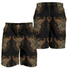 Gold Butterfly Ornamental Mens Shorts