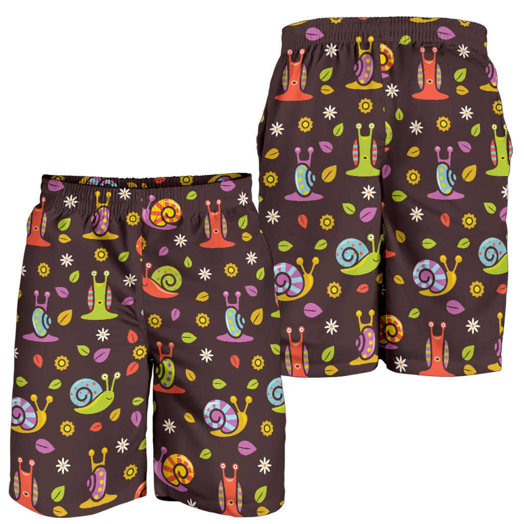 Snail Pattern Print Design 01 Mens Shorts