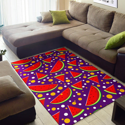 Watermelon Pattern Print Design WM010 Area Rugs