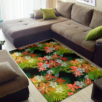 Amaryllis Pattern Print Design AL07 Area Rugs