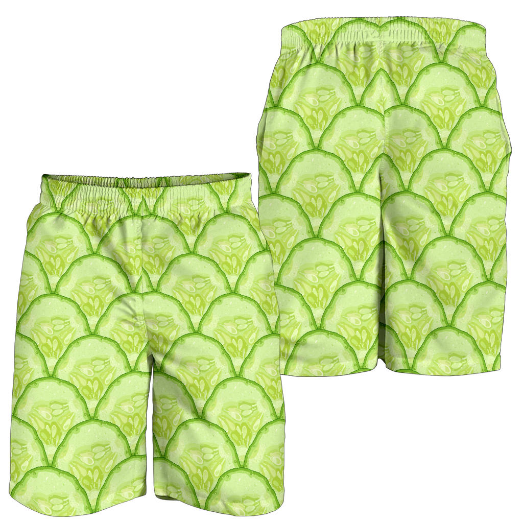 Cucumber Pattern Print Design CC04 Mens Shorts