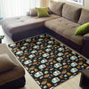 Camper Marshmallow Camping Design Print Area Rugs