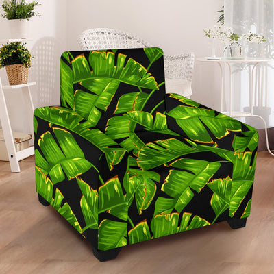 Banana Leaf Pattern Print Design BL06 Armchair Slipcover