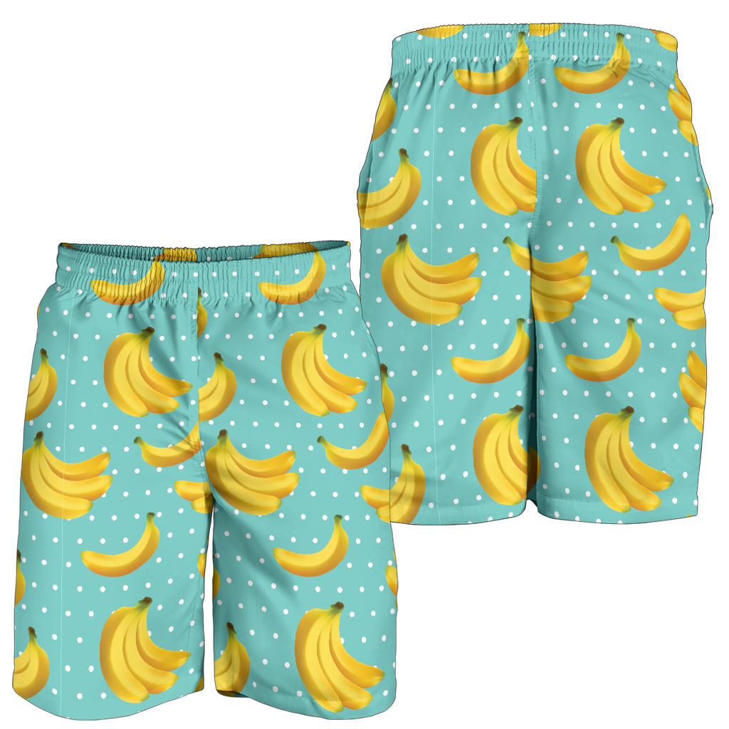 Banana Pattern Print Design BA02 Mens Shorts