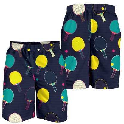Ping Pong Pattern Print Design A04 Mens Shorts