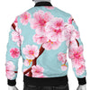 Cherry Blossom Pattern Print Design CB04 Men Bomber Jacket