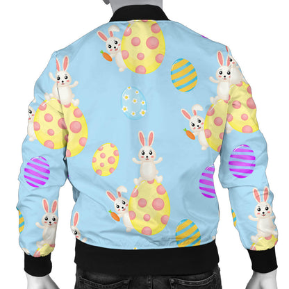 Easter Eggs Pattern Print Design RB015 Men Bomber Jacket