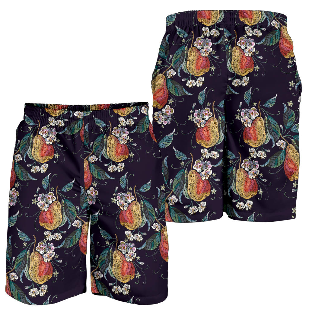 Pear Pattern Print Design PE02 Mens Shorts