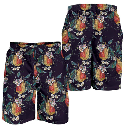Pear Pattern Print Design PE02 Mens Shorts