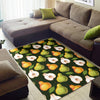 Pear Pattern Print Design PE06 Area Rugs