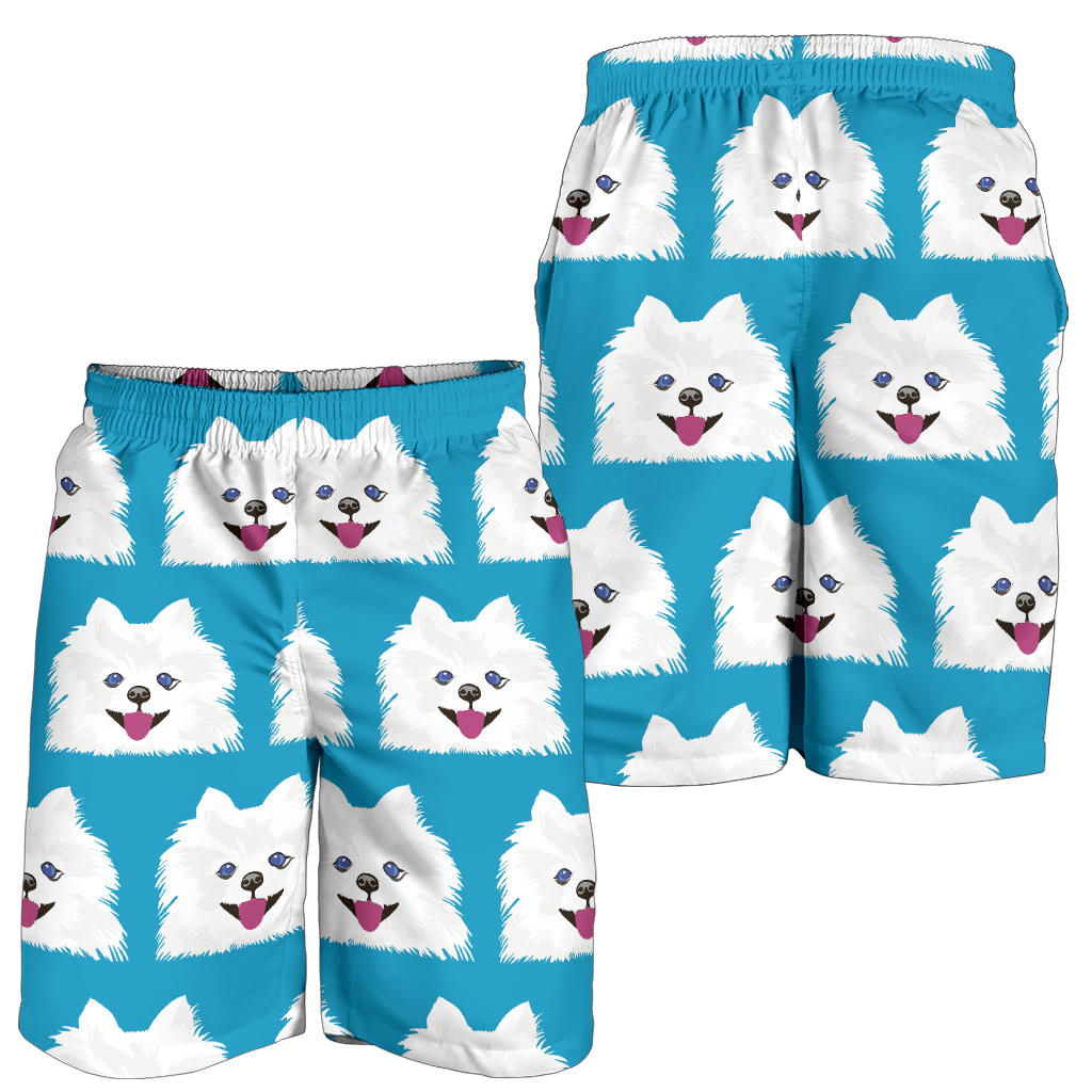 Pomeranians Pattern Print Design A05 Mens Shorts