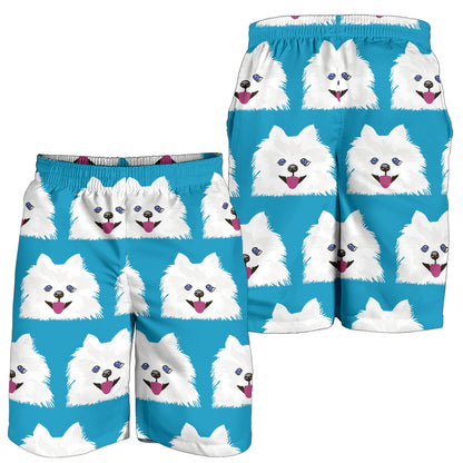 Pomeranians Pattern Print Design A05 Mens Shorts