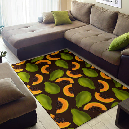 Papaya Pattern Print Design PP04 Area Rugs