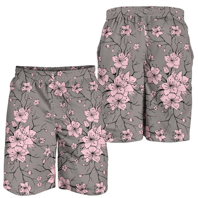 Cherry Blossom Pattern Print Design CB05 Mens Shorts