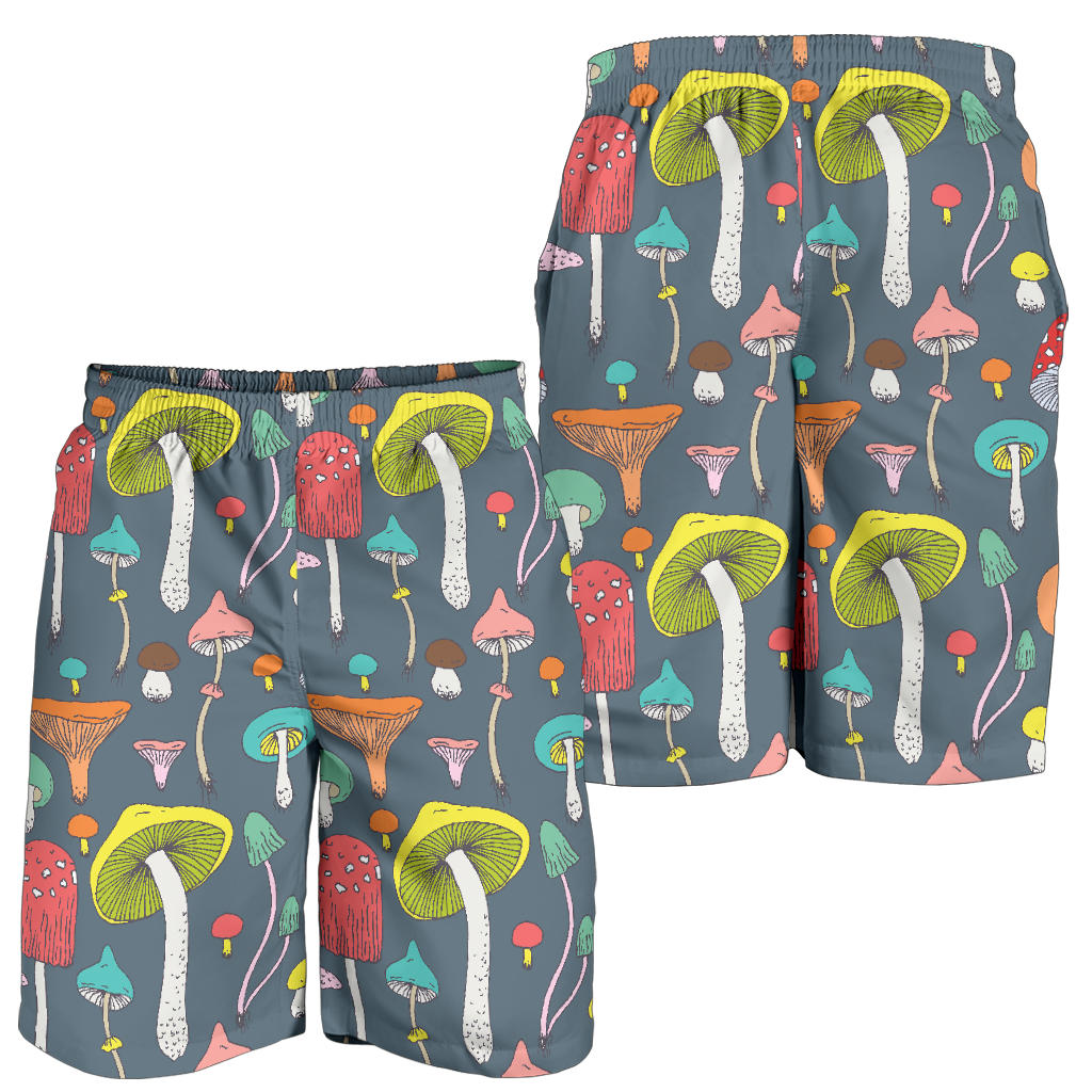 Mushroom Pattern Print Design A03 Mens Shorts