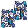 Hibiscus Pattern Print Design HB030 Mens Shorts