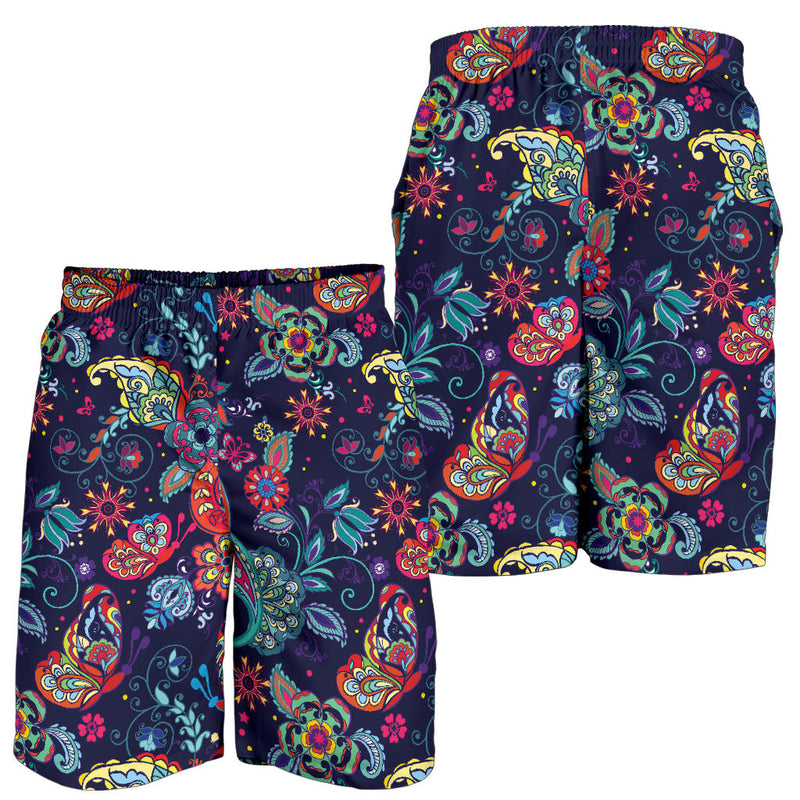 Paisley Boho Pattern Print Design A06 Mens Shorts