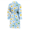 Daisy Pattern Print Design DS010 Men Bathrobe