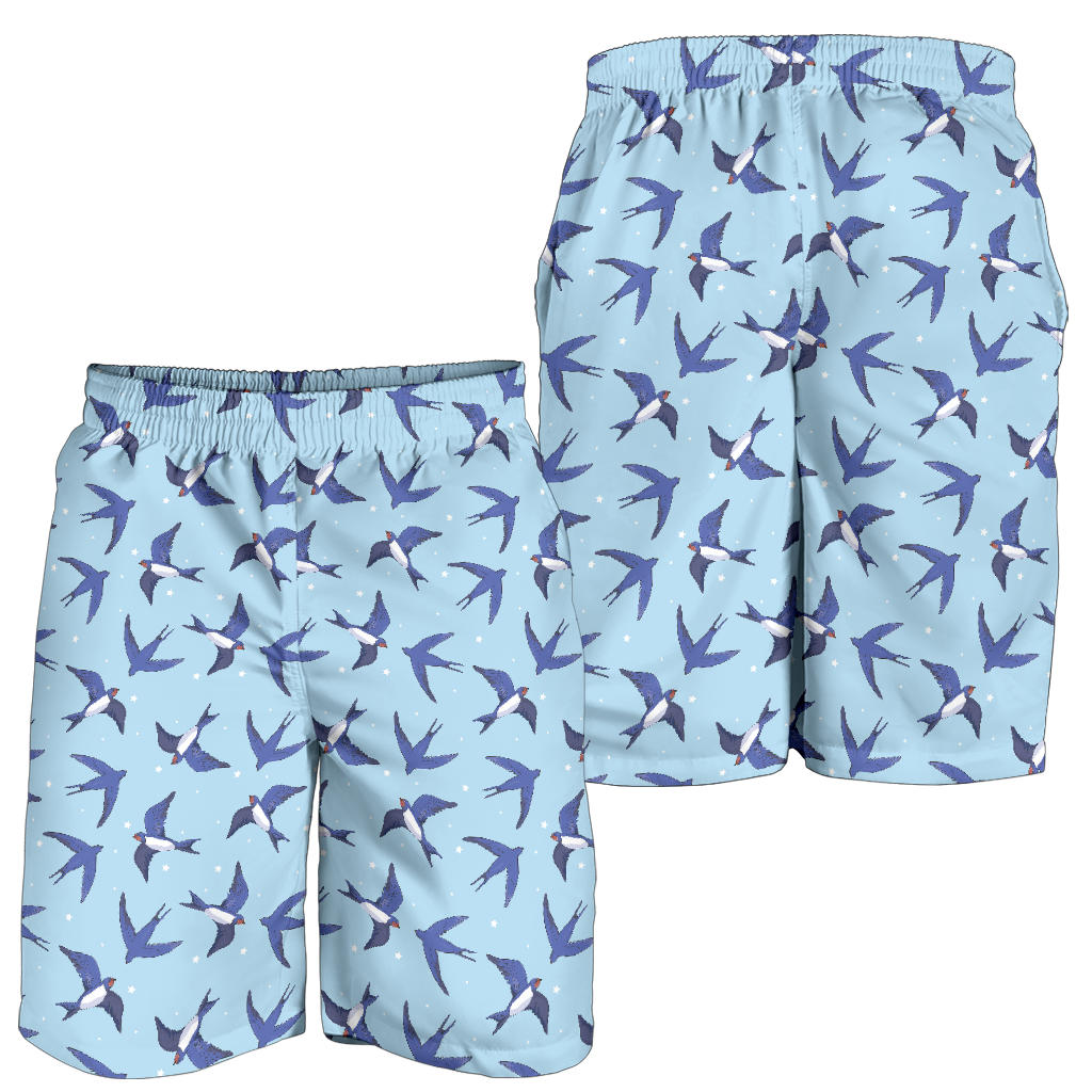 Swallow Bird Pattern Print Design 06 Mens Shorts