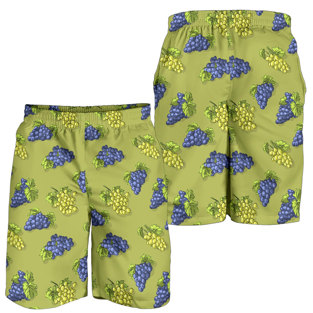 Grape Pattern Print Design GP08 Mens Shorts