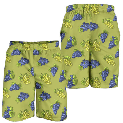 Grape Pattern Print Design GP08 Mens Shorts