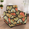 Heart Boho Pattern Print Design HE04 Armchair Slipcover