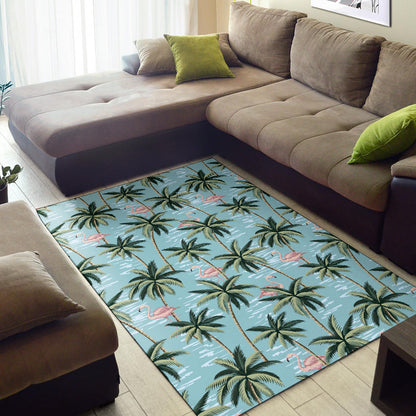 Palm Tree Pattern Print Design PT05 Area Rugs