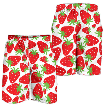 Strawberry Pattern Print Design SB01 Mens Shorts