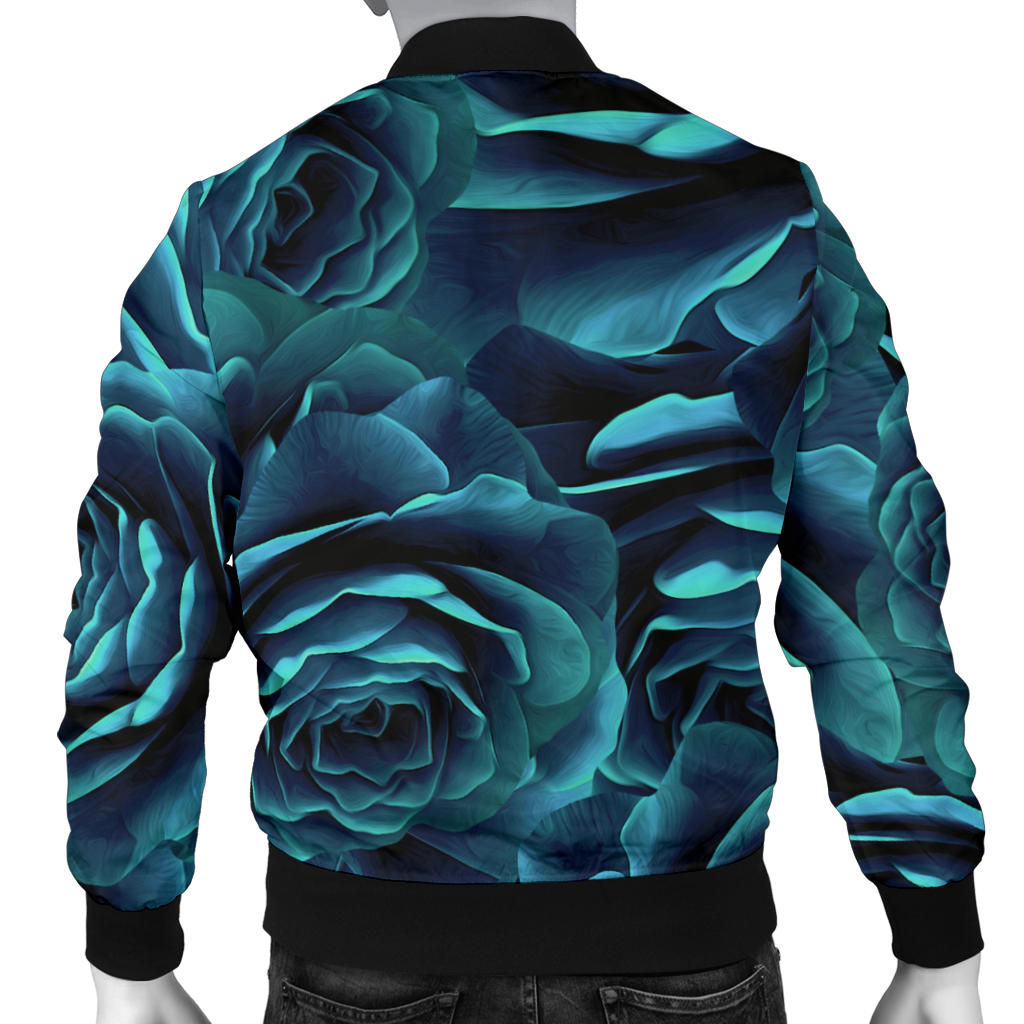 Camellia Pattern Print Design CM04 Men Bomber Jacket