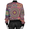 Bohemian Pattern Print Design 07 Women's Bomber Jacket