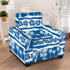 Hawaiian Themed Pattern Print Design H021 Armchair Slipcover