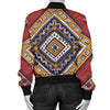 Native Pattern Print Design A06 Women's Bomber Jacket